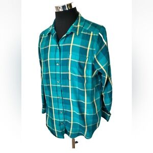 SO Favorite Long Sleeve Teal 🐳 Turquoise Shirt - XL